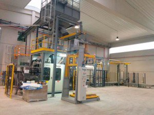 Automatic bagging lines pellet sector